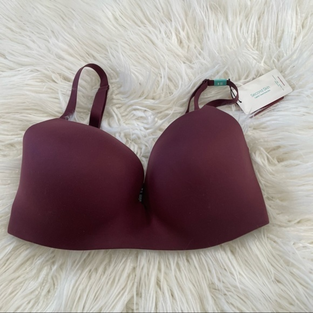 Tommy John second skin lightly lined demi bra size 36DDD NWT